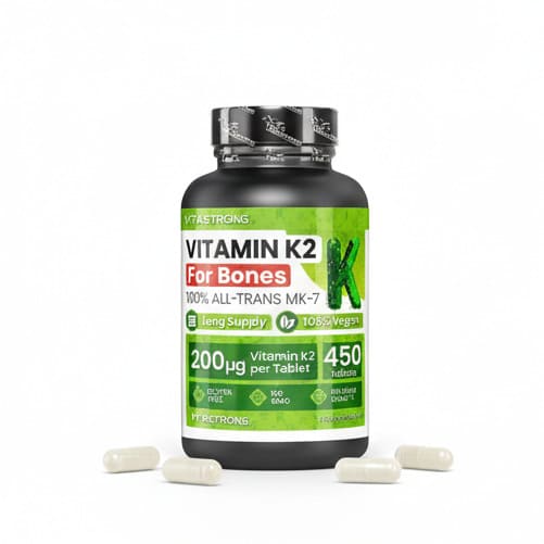 Vitamin K2 tablets, and composition