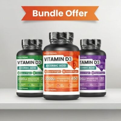 Vitamin D3 2000 IU 450 Tablets — Daily Support for Everyday Wellness