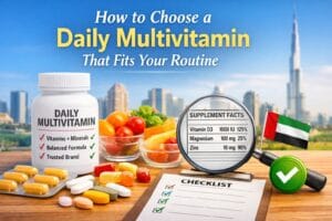 Read more about the article How to Choose a Daily Multivitamin in UAE | Complete Guide