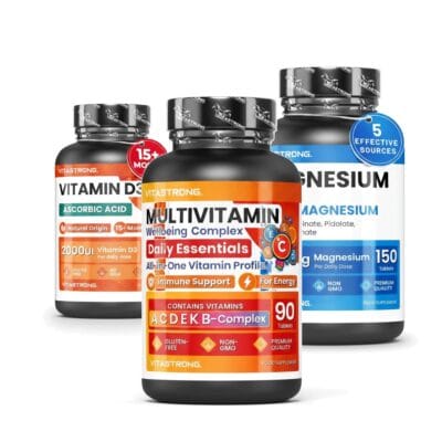 Daily Vitamin Routine Pack UAE | Multivitamin, Vitamin D3 & Magnesium